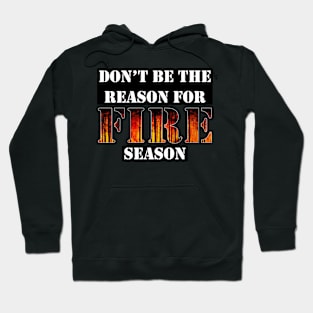 Don't Be The Reason For Fire Season Hoodie